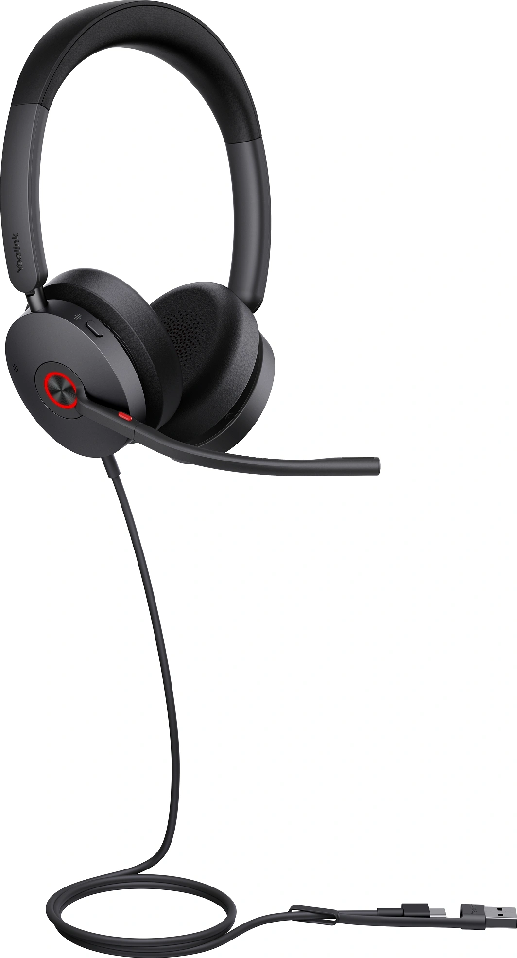 Гарнитура проводная Yealink UH48 Dual UC USB-C/A черный — изображение 5