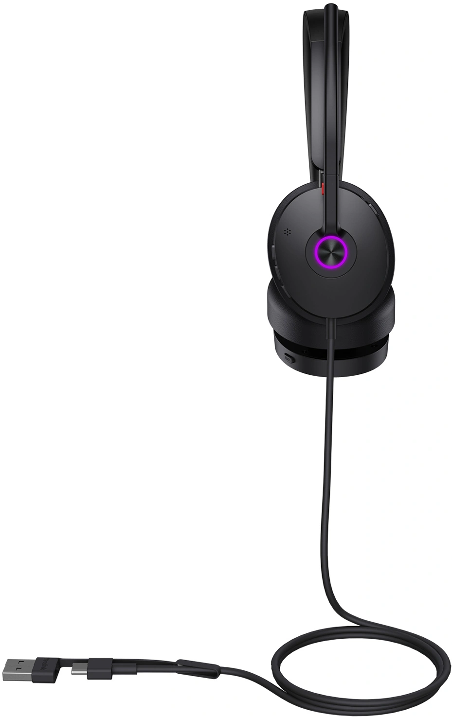 Гарнитура проводная Yealink UH48 Dual UC USB-C/A черный — изображение 3