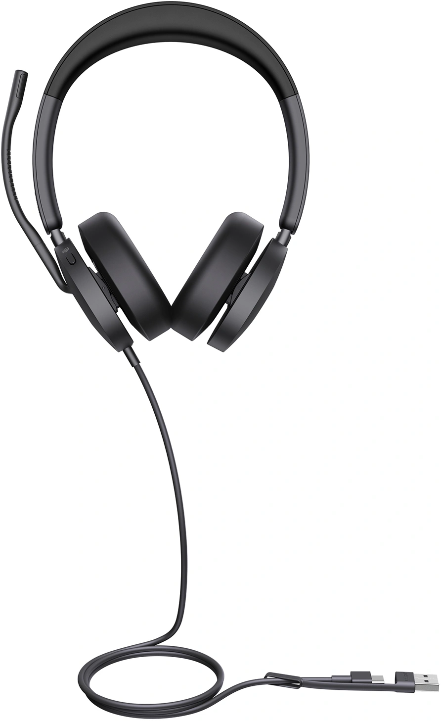 Гарнитура проводная Yealink UH48 Dual UC USB-C/A черный — изображение 4