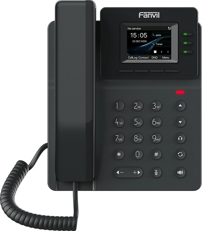 Телефон IP Fanvil V60P черный
