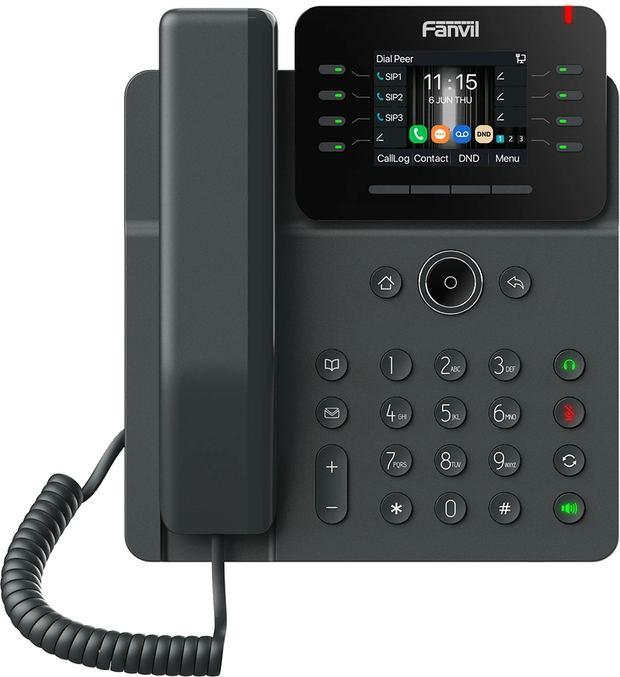 Телефон IP Fanvil V62G черный