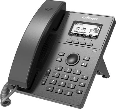 Телефон SIP Flyingvoice P10S серый