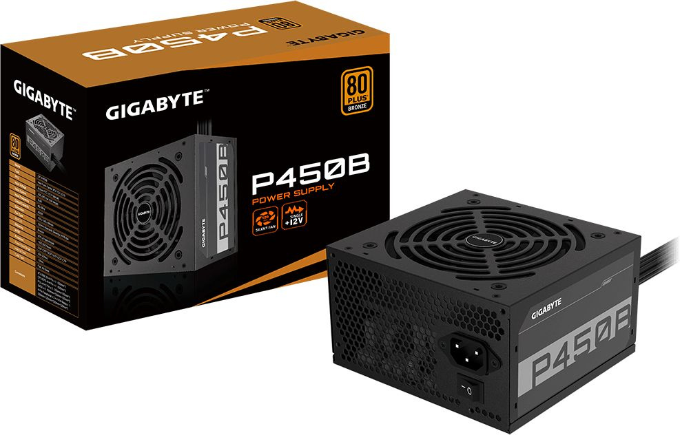 Блок питания Gigabyte ATX 450W GP-P450B 80+ bronze (20+4pin) APFC 120mm fan 6xSATA RTL — изображение 5