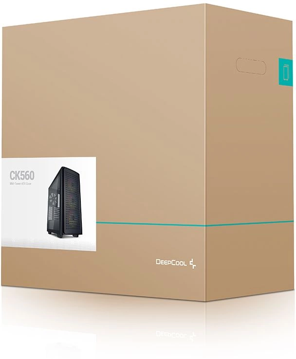 Корпус Deepcool CK560 черный без БП ATX 3x120mm 4x140mm 2xUSB3.0 audio bott PSU — изображение 17