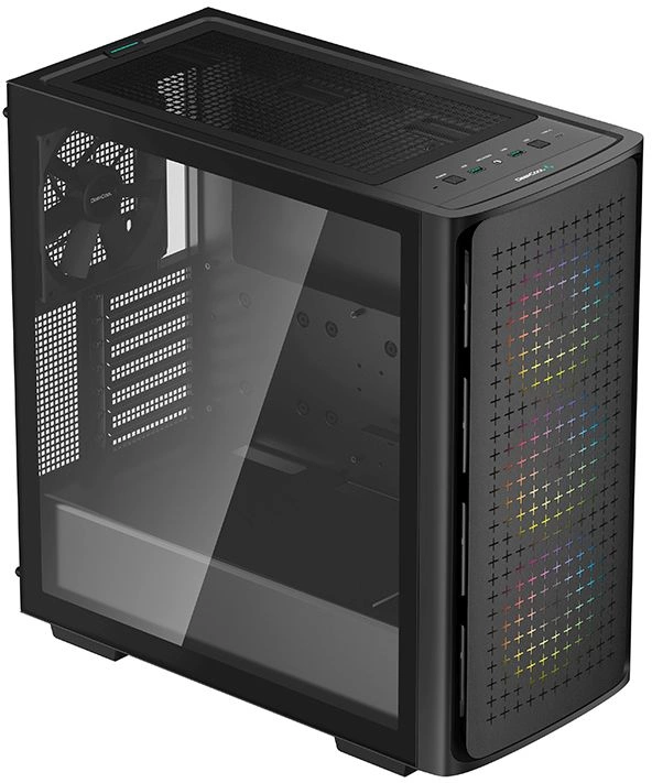 Корпус Deepcool CK560 черный без БП ATX 3x120mm 4x140mm 2xUSB3.0 audio bott PSU — изображение 3