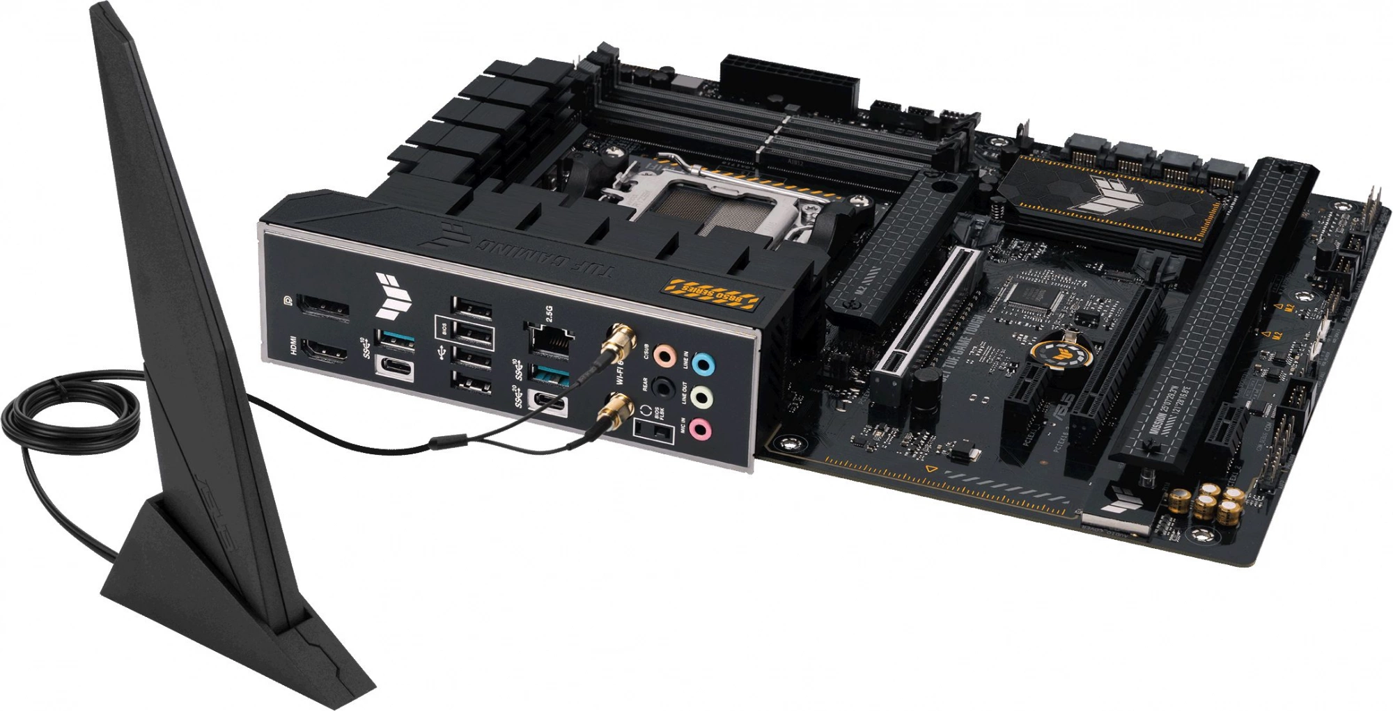 Материнская плата Asus TUF GAMING B650-PLUS WIFI Socket AM5 AMD B650 4xDDR5 ATX AC`97 8ch(7.1) 2.5Gg RAID+HDMI+DP — изображение 8