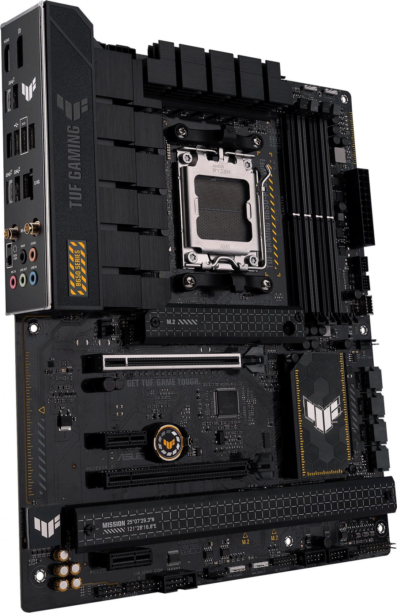Материнская плата Asus TUF GAMING B650-PLUS WIFI Socket AM5 AMD B650 4xDDR5 ATX AC`97 8ch(7.1) 2.5Gg RAID+HDMI+DP — изображение 9
