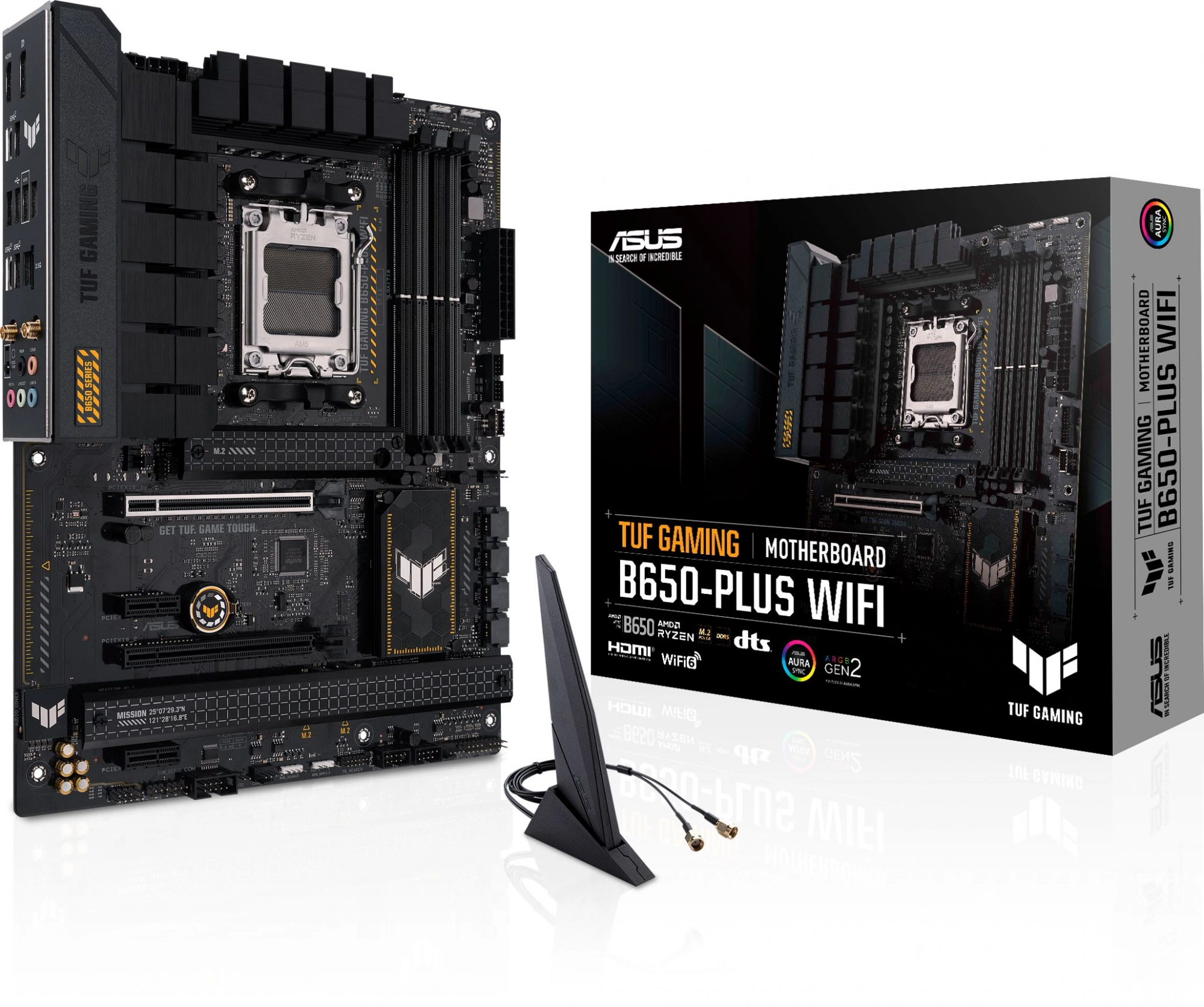 Материнская плата Asus TUF GAMING B650-PLUS WIFI Socket AM5 AMD B650 4xDDR5 ATX AC`97 8ch(7.1) 2.5Gg RAID+HDMI+DP — изображение 10