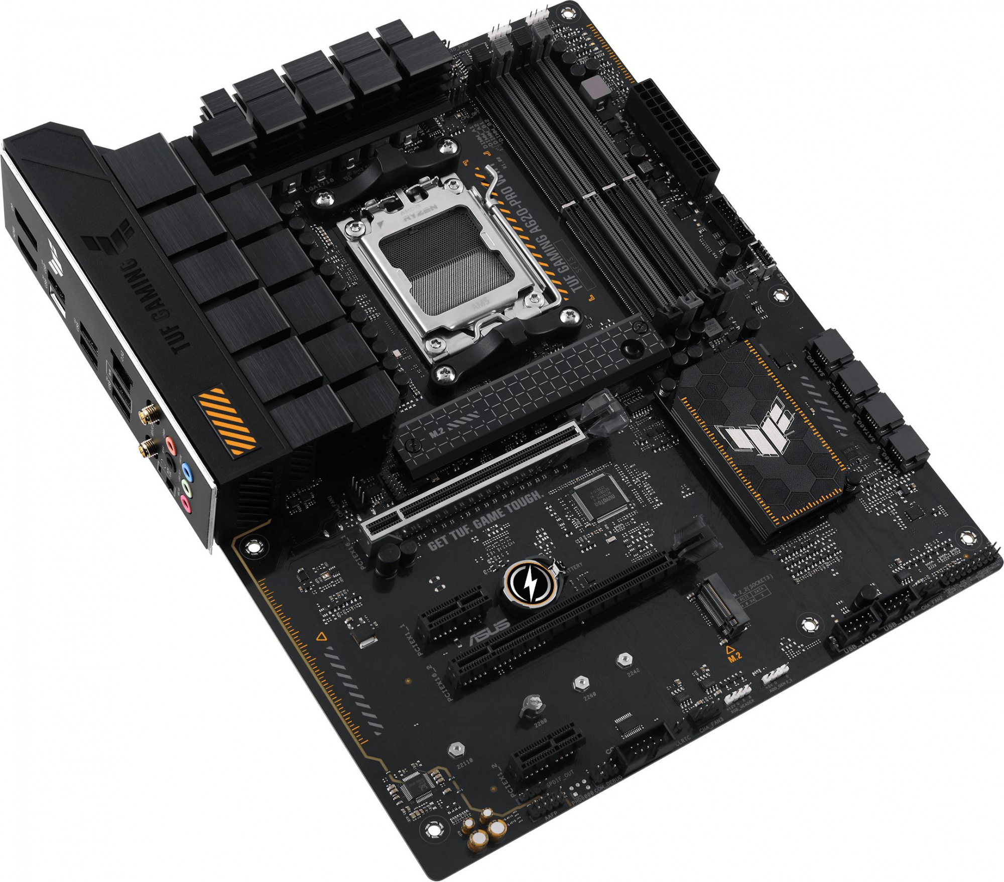 Материнская плата Asus TUF GAMING A620-PRO WIFI Socket AM5 AMD A620 4xDDR5 ATX AC`97 8ch(7.1) 2.5Gg RAID+HDMI+DP — изображение 7