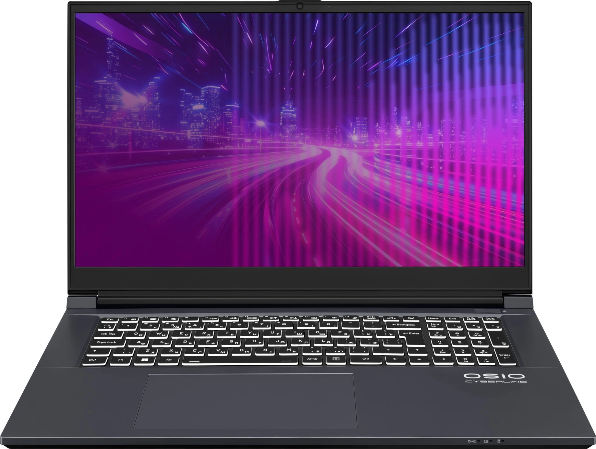 Ноутбук Osio CyberLine C170i-002 Core i5 12600H 16Gb SSD512Gb NVIDIA GeForce RTX4050 6Gb 17.3" IPS FHD (1920x1080) без ОС dk.grey WiFi BT Cam 3410mAh — изображение 11