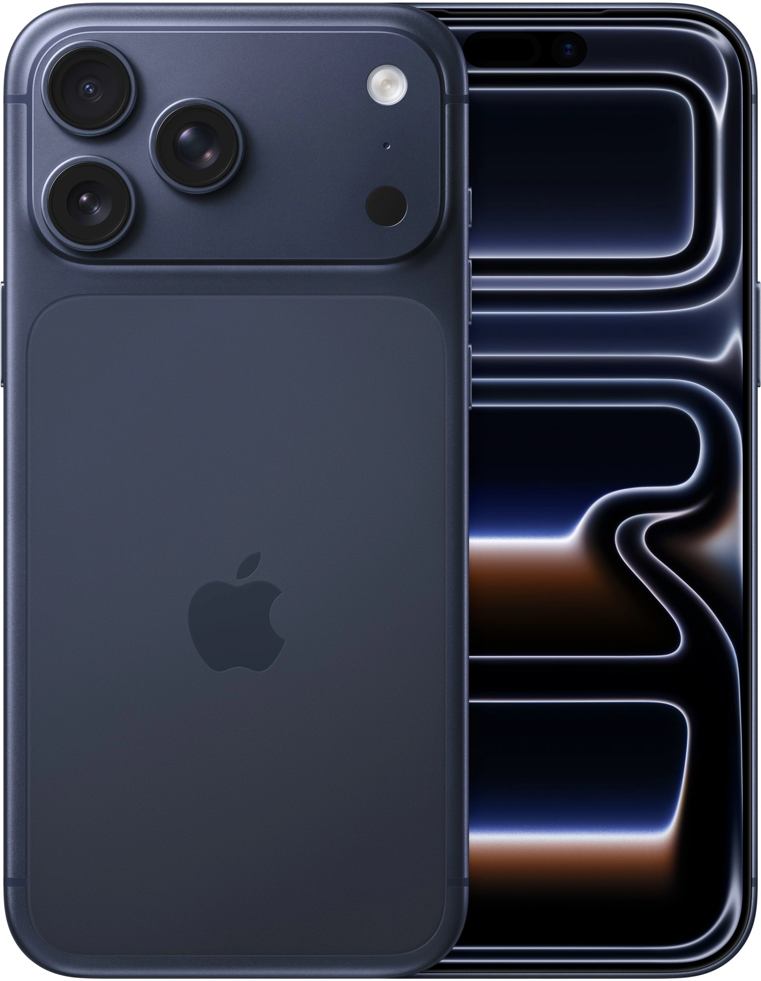 Смартфон Apple A3526 iPhone 17 Pro Max 512Gb 12Gb темно-синий моноблок 3G 4G 1Sim 6.9" 1320x2868 iOS 26 48Mpix 802.11 a/b/g/n/ac/ax/be NFC GPS Protect