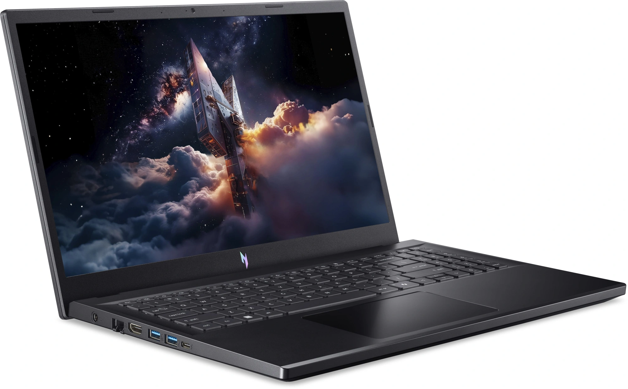 Ноутбук Acer Nitro V 15 ANV15-52-57D8 Core 5 210H 16Gb SSD512Gb NVIDIA GeForce RTX4050 6Gb 15.6" IPS FHD (1920x1080) без ОС black WiFi BT Cam (NH.QV2CD.009) — изображение 2