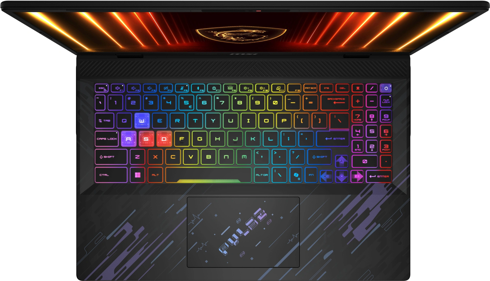 Ноутбук MSI Pulse A16 AI+ C3HWGKG-030XRU Ryzen AI 7 350 32Gb SSD1Tb NVIDIA GeForce RTX 5070 8Gb 16" IPS QHD+ (2560x1600) FreeDOS black WiFi BT Cam (9S7-15PK11-030) — изображение 4