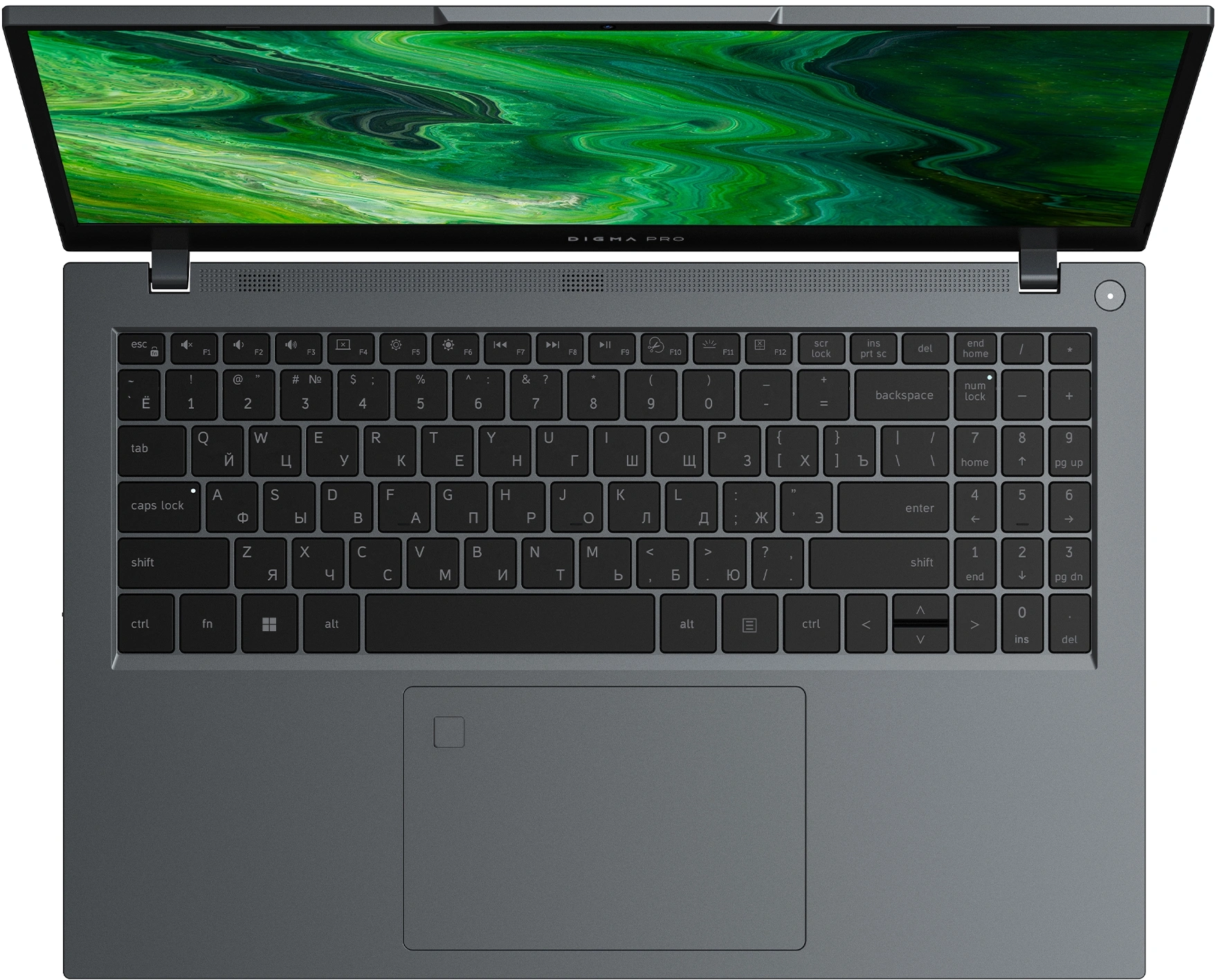 Ноутбук Digma Pro Fortis M Core i5 1235U 16Gb SSD512Gb Intel Iris Xe graphics 15.6" IPS FHD (1920x1080) Windows 11 Pro grey WiFi BT Cam 4250mAh (DN15P5-ADXW05) — изображение 2