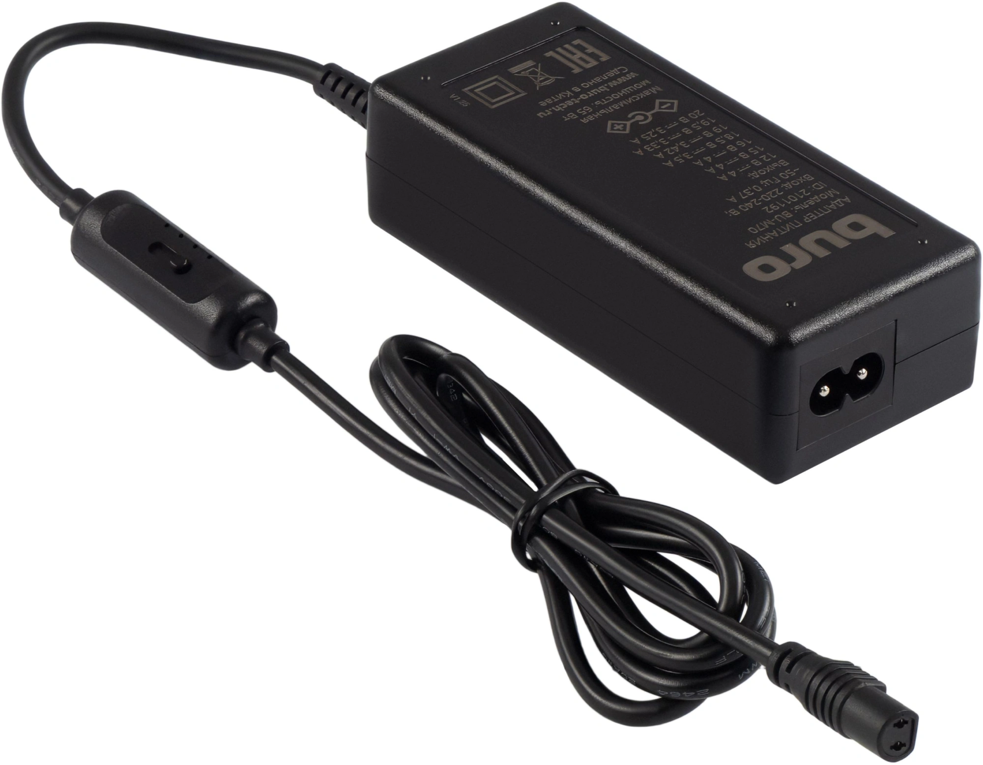 Блок питания Buro BU-M70 ручной 65W 12V-20V 10-коннект. 4A от бытовой электросети