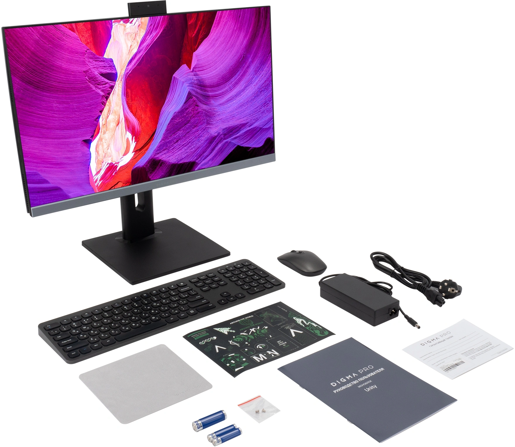 Моноблок Digma Pro Unity 23.8" Full HD i3 1215U (1.2) 8Gb SSD256Gb UHDG CR Linux Ubuntu GbitEth WiFi BT 90W клавиатура мышь Cam серый/черный 1920x1080 — изображение 22