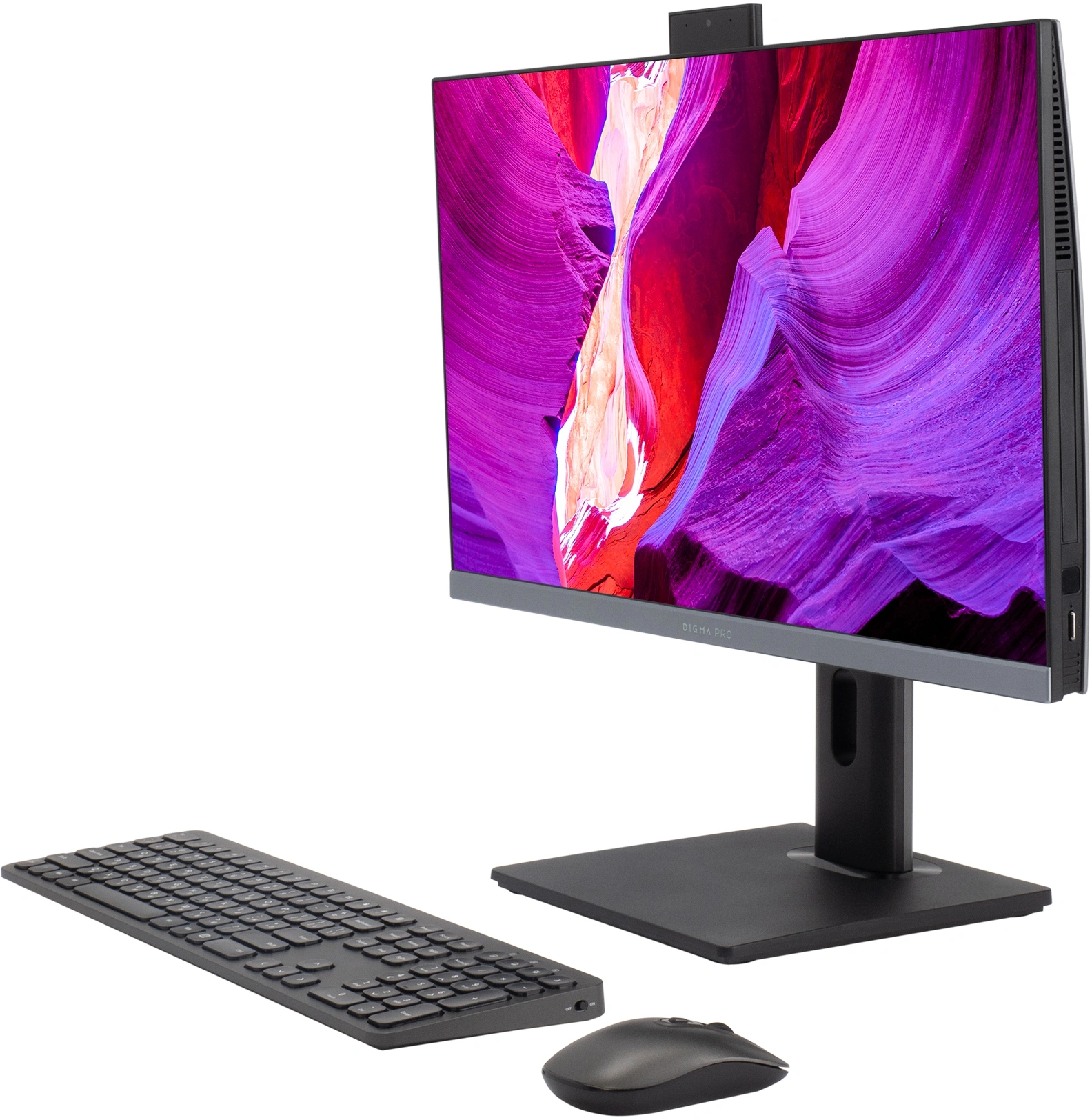Моноблок Digma Pro Unity 23.8" Full HD i5 1235U (1.3) 16Gb SSD512Gb Iris Xe Windows 11 Pro GbitEth WiFi BT 90W клавиатура мышь Cam серый/черный 1920x1080 — изображение 14