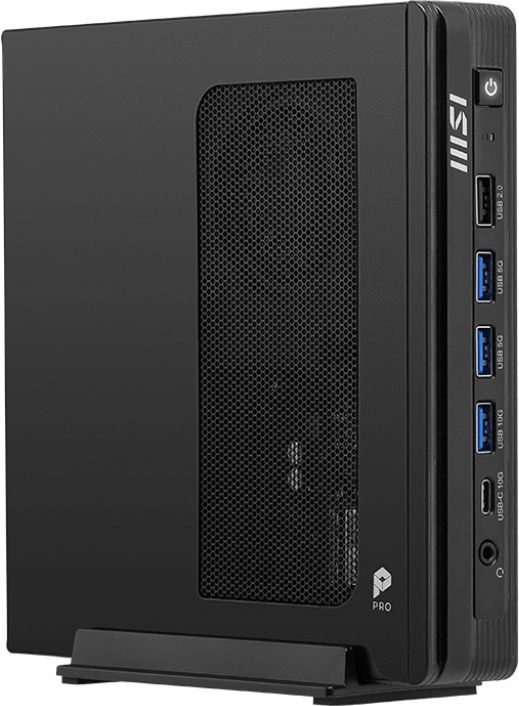 Неттоп MSI Pro DP10 A14MG-010XRU i5 14400 (2.5) 16Gb SSD512Gb UHDG 730 без ОС 2x2.5GbitEth WiFi BT 120W черный (9S6-B21011-010)