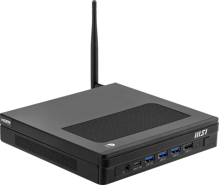 Неттоп MSI Pro DP10 A14MG-010XRU i5 14400 (2.5) 16Gb SSD512Gb UHDG 730 без ОС 2x2.5GbitEth WiFi BT 120W черный (9S6-B21011-010) — изображение 7
