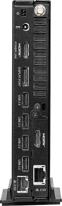 Неттоп MSI Pro DP10 A14MG-010XRU i5 14400 (2.5) 16Gb SSD512Gb UHDG 730 без ОС 2x2.5GbitEth WiFi BT 120W черный (9S6-B21011-010) — изображение 4