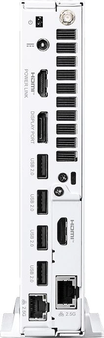 Неттоп MSI Pro DP10 A14MG-012BRU i5 14400 (2.5) UHDG 730 без ОС 2x2.5GbitEth WiFi BT 120W белый (936-B21012-012) — изображение 3