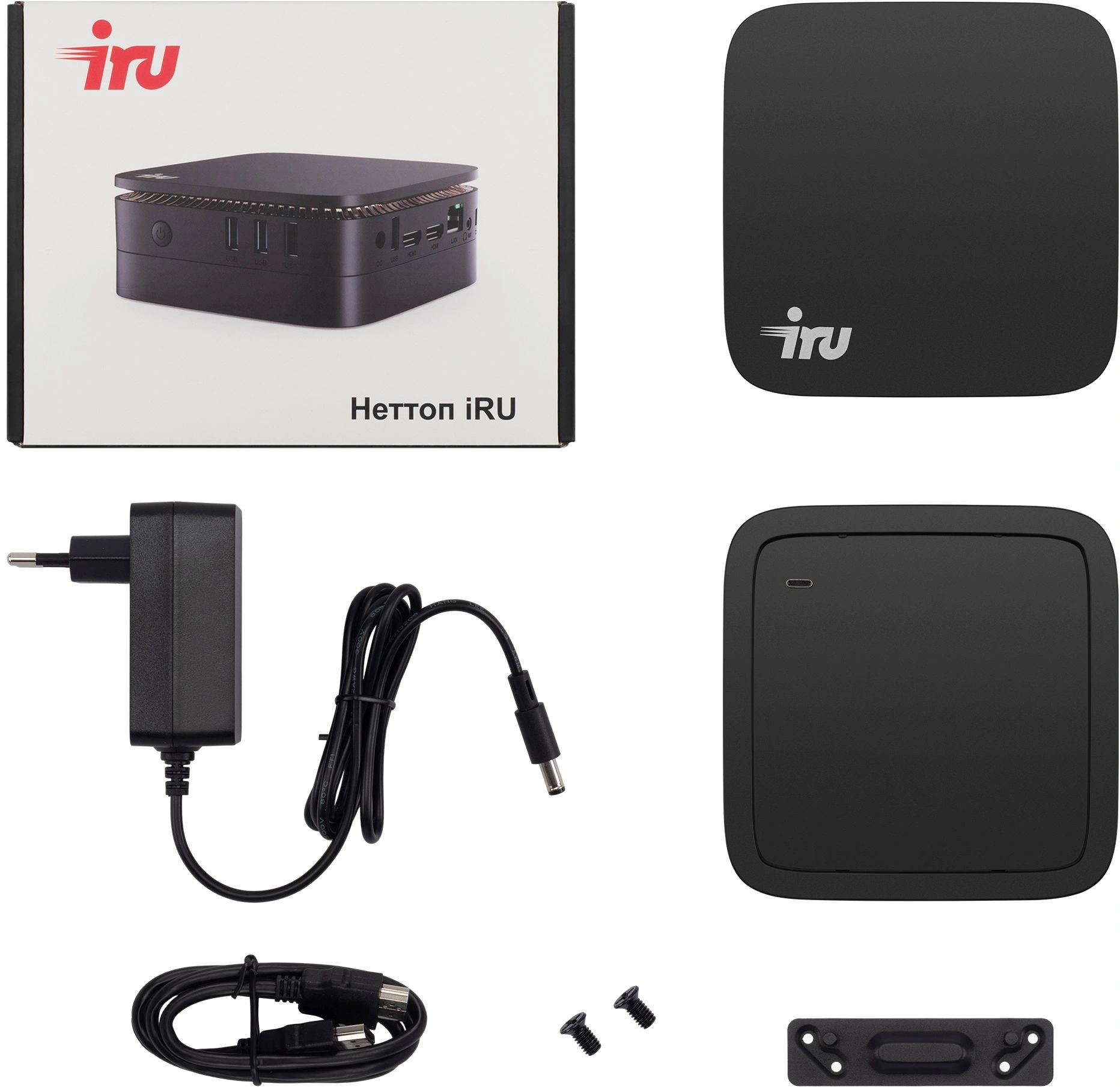 Неттоп IRU 110JLCN Cel N4500 (1.1) 8Gb SSD256Gb UHDG Windows 11 Pro GbitEth WiFi BT черный (2152163) — изображение 12
