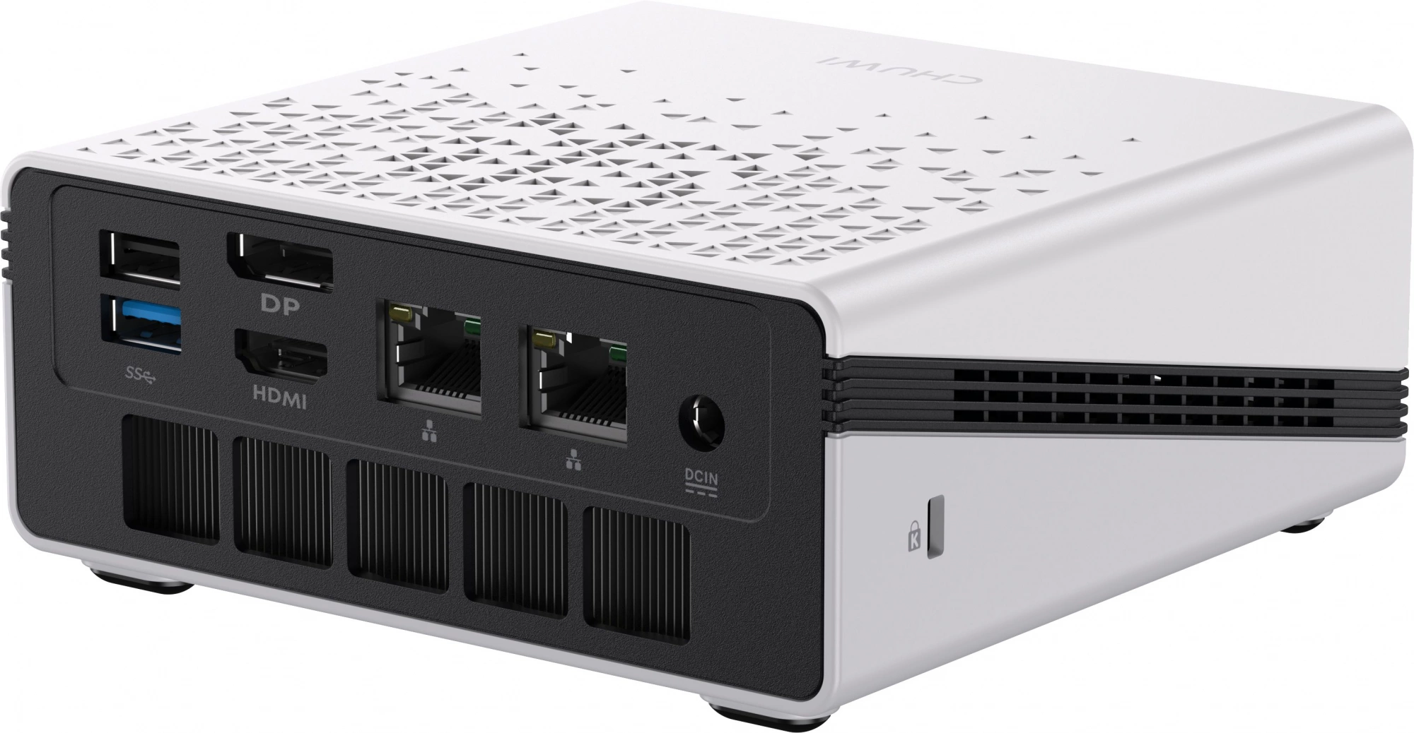 ПК Мини Chuwi UBox Ryzen 5 6600H (3.3) 16Gb SSD512Gb 660M Windows 11 Pro 2x2.5GbitEth WiFi BT 90W белый/черный — изображение 5