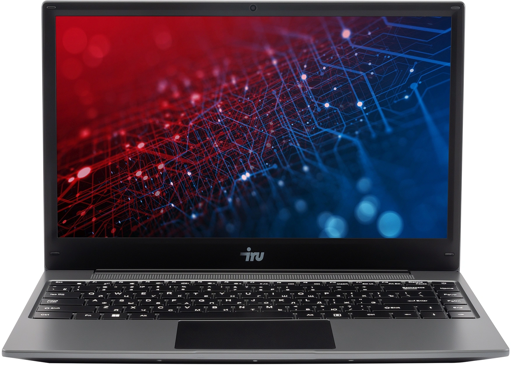 Ноутбук IRU Tactio 14ALH Core i5 1235U 16Gb SSD512Gb Intel UHD Graphics 14" IPS FHD (1920x1080) Windows 11 Pro Multi Language 64 grey WiFi BT Cam 4000mAh (2059068)