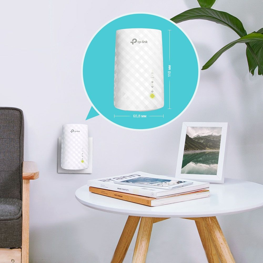Повторитель беспроводного сигнала TP-Link RE220 AC750 10/100BASE-TX белый — изображение 7
