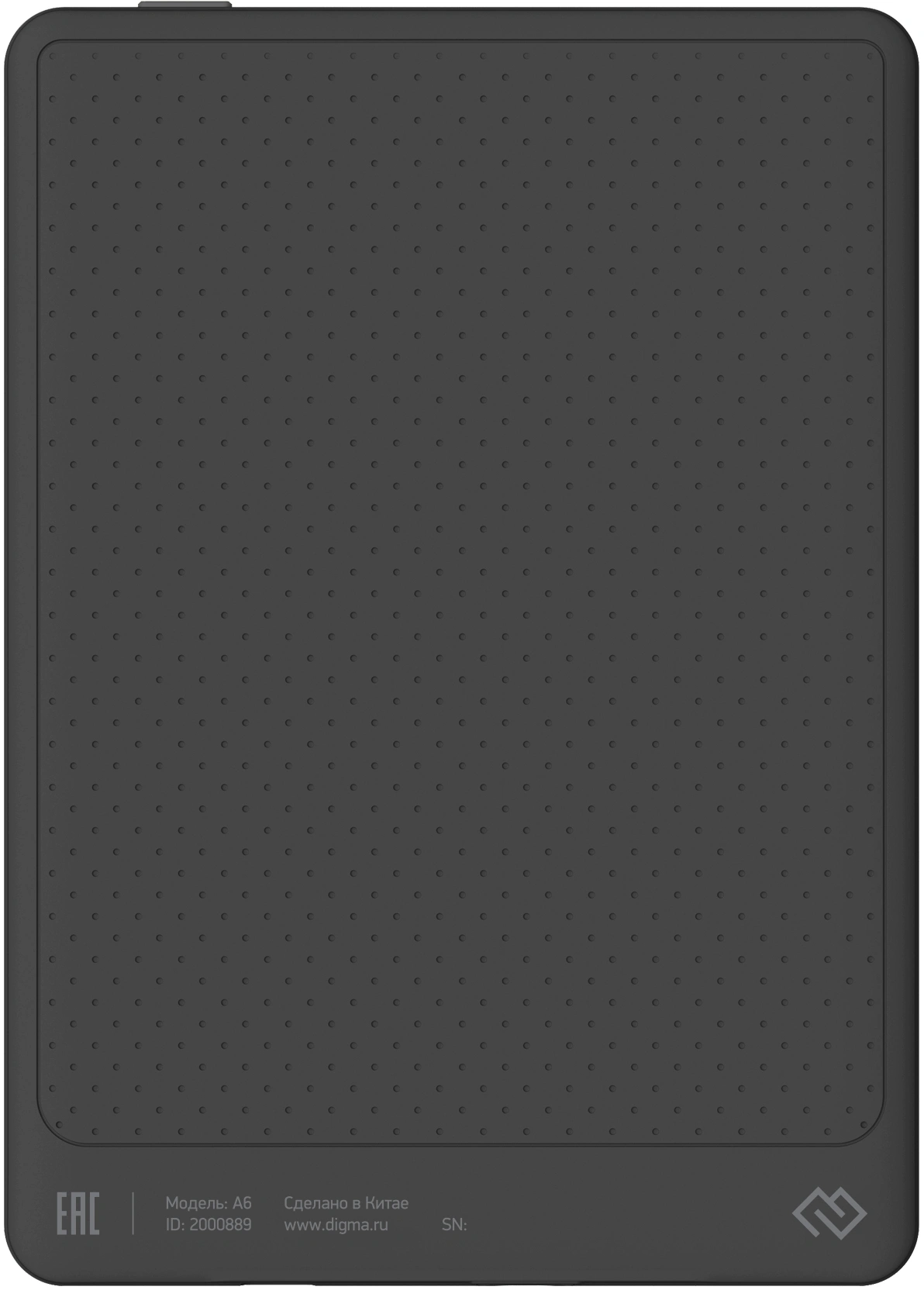 Электронная книга Digma A6 plus 6" E-Ink Carta 758x1024 Touch Screen 1.8Ghz 1Gb/32Gb/SD/microSDHC/подсветка дисплея темно-серый (в компл.:обложка) — изображение 2