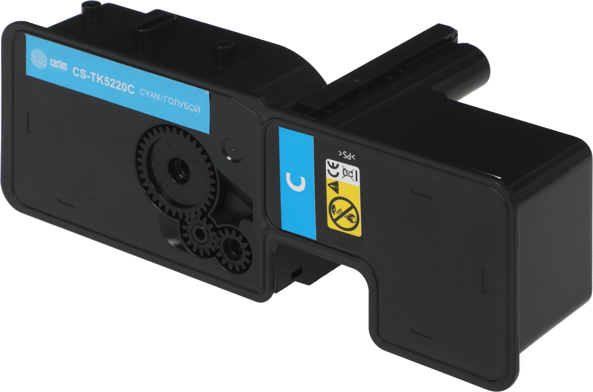 Картридж лазерный Cactus CS-TK5220C TK-5220C голубой (1200стр.) для Kyocera Ecosys M5521cdn/M5521cdw/P5021cdn/P5021cdw с чипом
