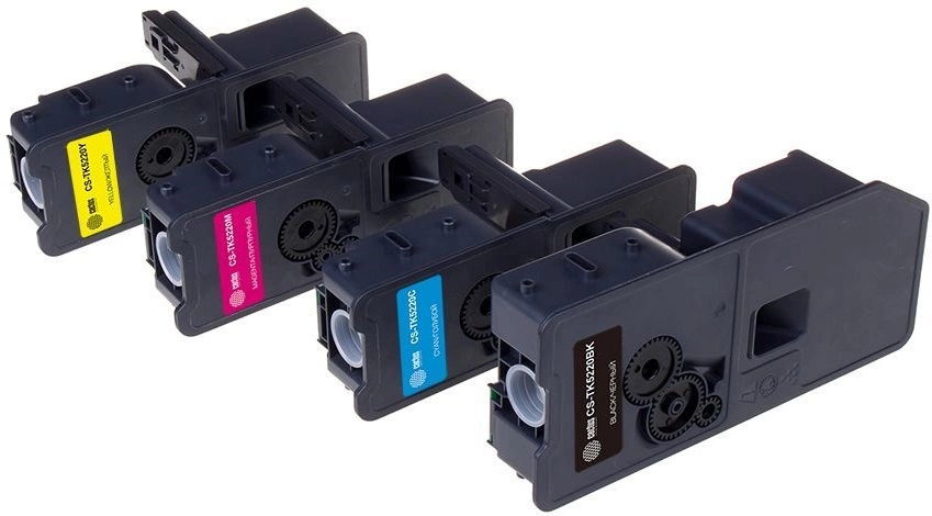 Картридж лазерный Cactus CS-TK5220Y TK-5220Y желтый (1200стр.) для Kyocera Ecosys M5521cdn/M5521cdw/P5021cdn/P5021cdw с чипом