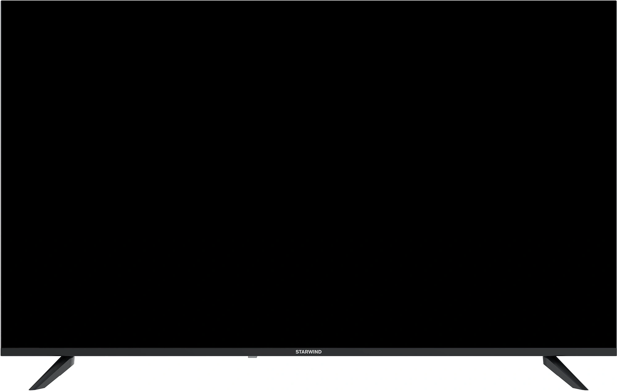 Телевизор LED Starwind 55" SW-LED55UG403 Яндекс.ТВ Frameless черный 4K Ultra HD 60Hz DVB-T DVB-T2 DVB-C DVB-S DVB-S2 USB WiFi Smart TV