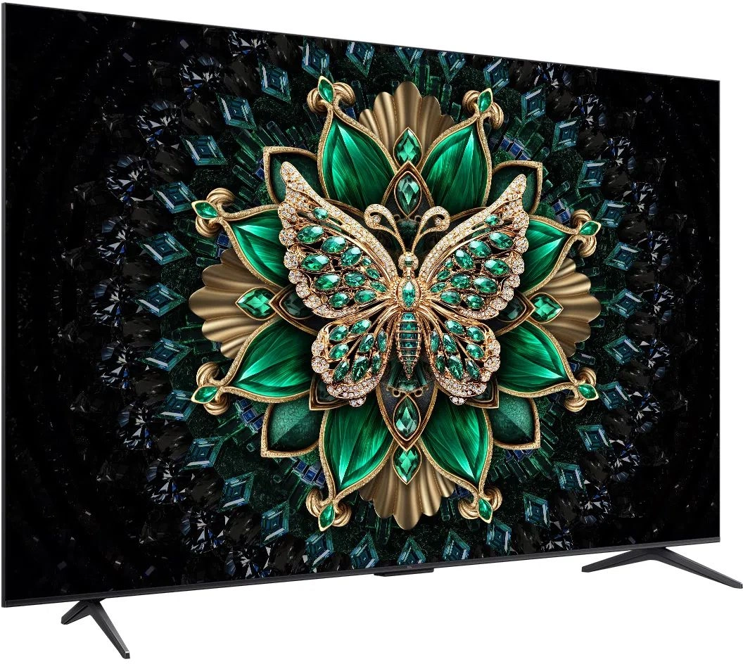 Телевизор LED TCL 55" 55C6K QD-Mini LED Frameless черный 4K Ultra HD 144Hz MEMC DVB-T DVB-T2 DVB-C DVB-S DVB-S2 USB WiFi Smart TV