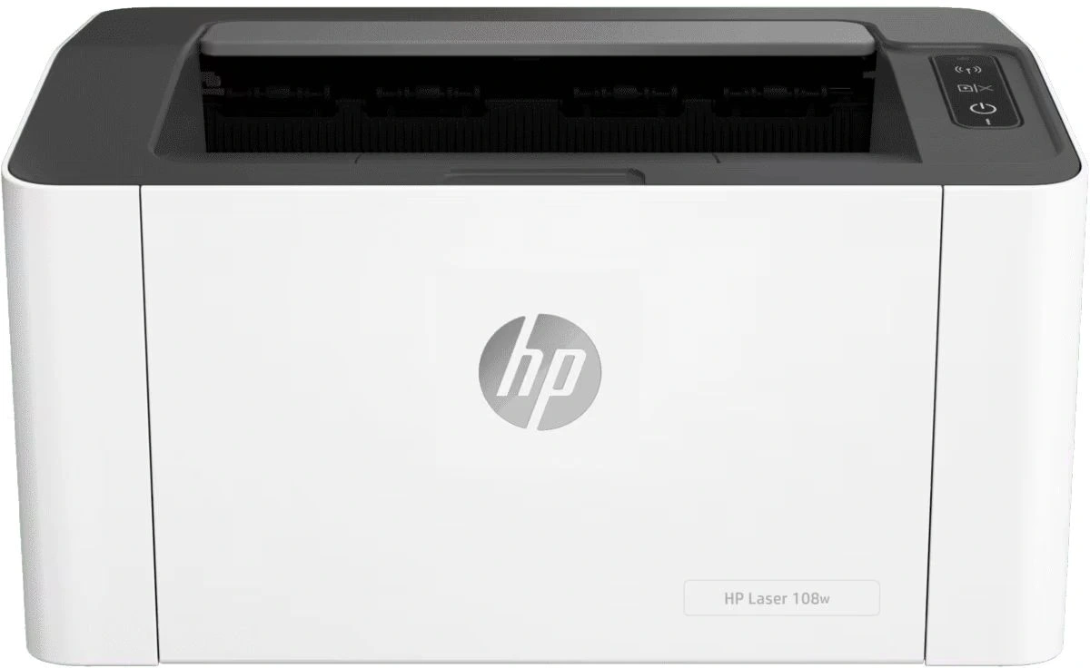 Принтер лазерный HP Laser M108w (4ZB80A) A4 WiFi белый