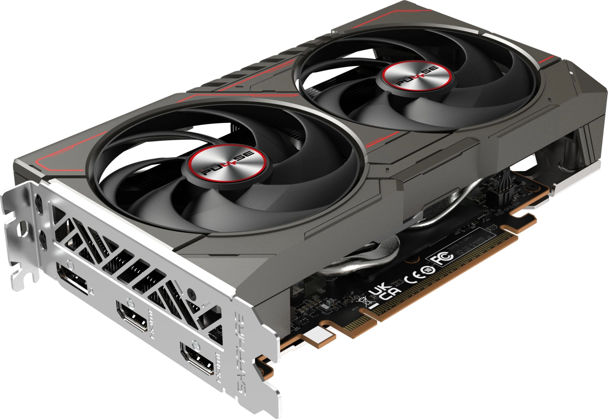 Видеокарта Sapphire PCI-E 5.0 11350-05-20G PULSE AMD RADEON RX 9060 XT GAMING 8GB DUAL HDMI DP LITE AMD Radeon RX 9060XT 8Gb 128bit GDDR6 2530/20000 HDMIx2 DPx1 HDCP Ret — изображение 2