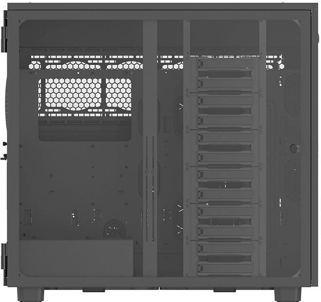 Корпус Thermaltake AX700 Glass черный без БП XL-ATX 18x120mm 18x140mm 2x200mm 4xUSB3.0 audio bott PSU — изображение 3