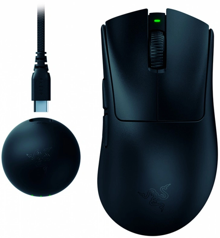Мышь Razer DeathAdder V4 Pro черный оптическая 45000dpi беспров. USB 5but (RZ01-05330100-R3G1) — изображение 2