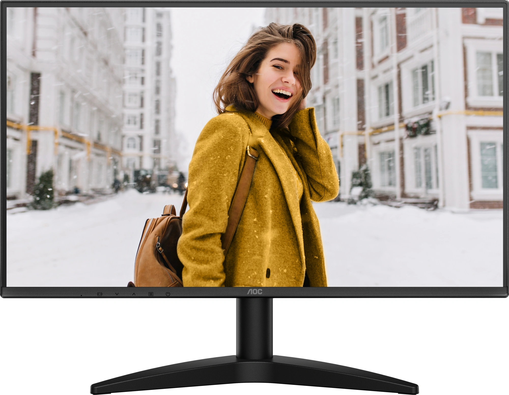 Монитор AOC 23.8" 24B36XE черный IPS LED 16:9 HDMI матовая 300cd 178гр/178гр 1920x1080 144Hz VGA FHD 2.5кг