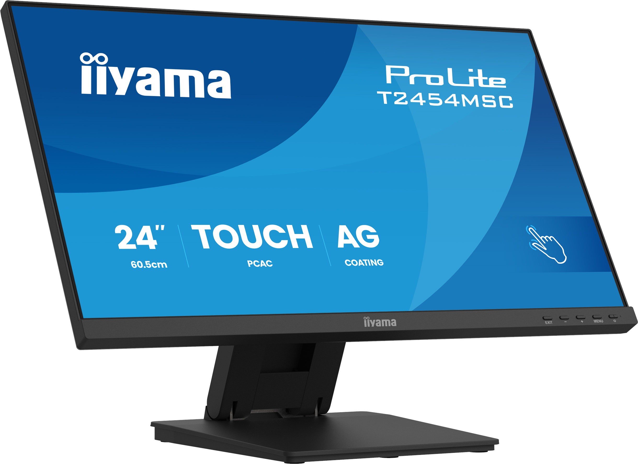 Монитор Iiyama 24" ProLite T2454MSC-B3AG черный IPS LED 4ms 16:9 HDMI M/M глянцевая HAS 1000:1 300cd 178гр/178гр 1920x1080 75Hz DP FHD USB Touch 5.4кг