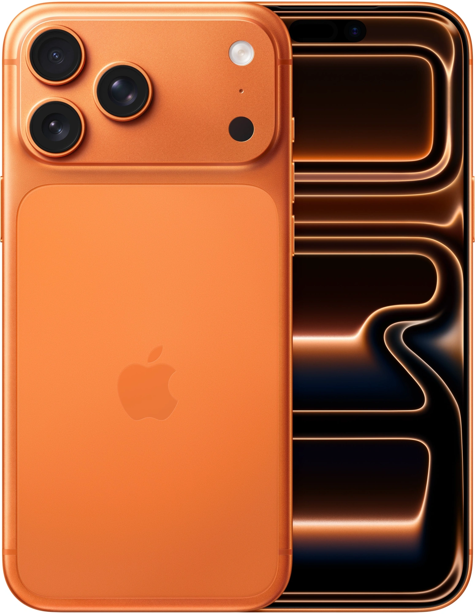Смартфон Apple A3526 iPhone 17 Pro Max 2Tb 12Gb оранжевый моноблок 3G 4G 1Sim 6.9" 1320x2868 iOS 26 48Mpix 802.11 a/b/g/n/ac/ax/be NFC GPS Protect