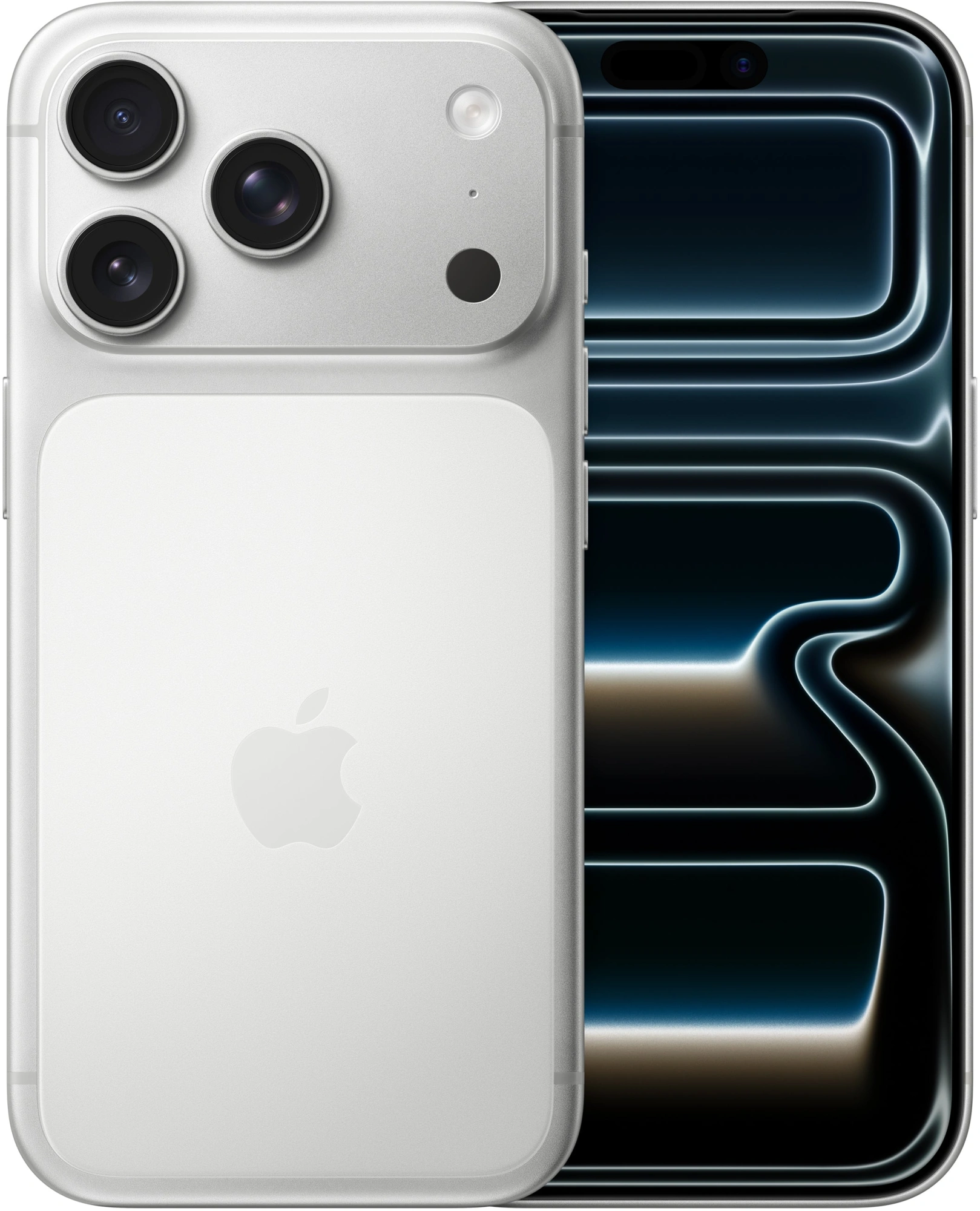 Смартфон Apple A3523 iPhone 17 Pro 256Gb 12Gb серебристый моноблок 3G 4G 1Sim 6.3" 1206x2622 iOS 26 48Mpix 802.11 a/b/g/n/ac/ax/be NFC GPS Protect