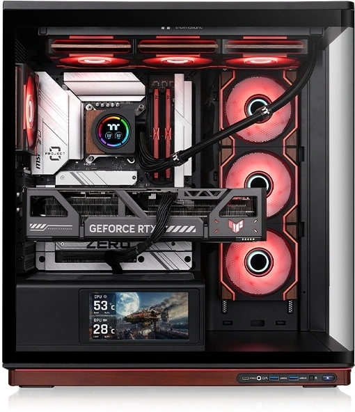 Корпус Thermaltake Stage 500 TG черный без БП E-ATX audio bott PSU — изображение 2
