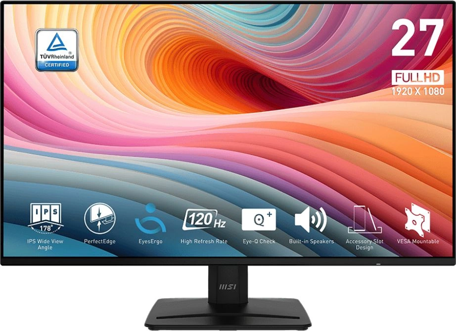 Монитор MSI 27" Pro MP271A E2 черный IPS LED 16:9 HDMI M/M матовая 300cd 178гр/178гр 1920x1080 120Hz VGA DP FHD 3.82кг — изображение 5