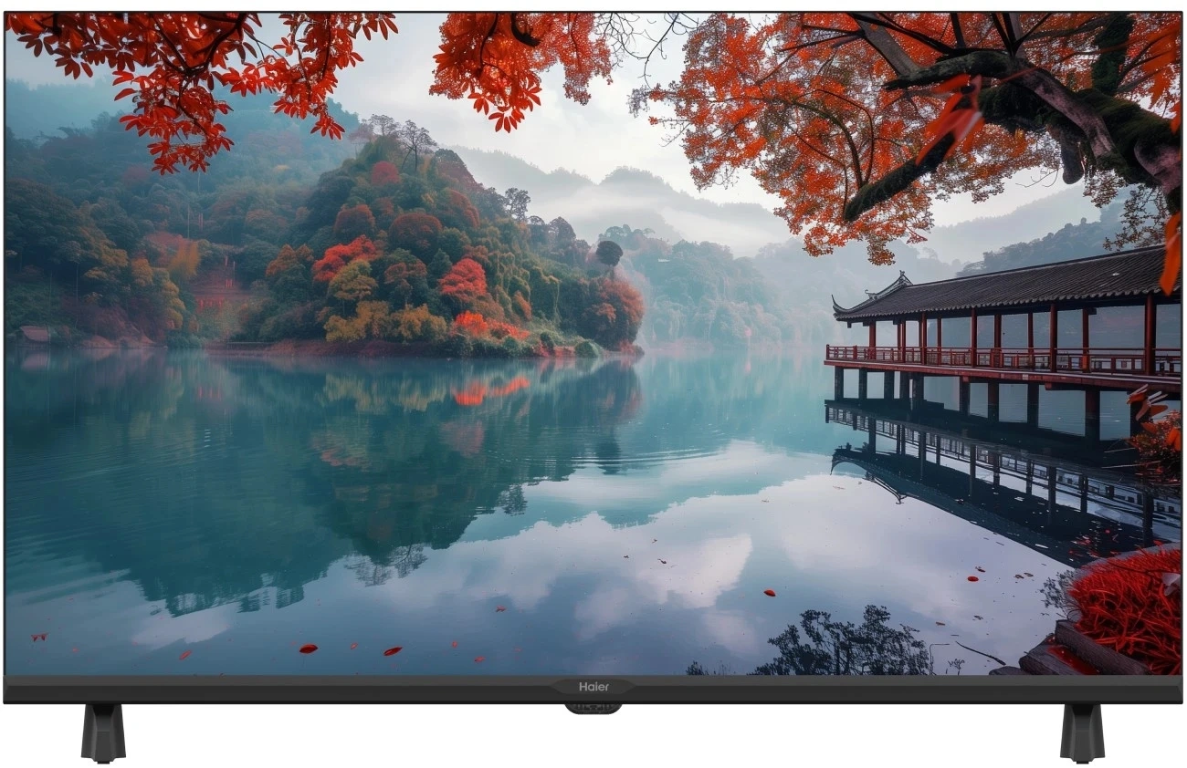 Телевизор LED Haier 32" LED H1 Frameless черный HD 60Hz MEMC DVB-T DVB-T2 DVB-C DVB-S DVB-S2 USB WiFi Smart TV (RUS)