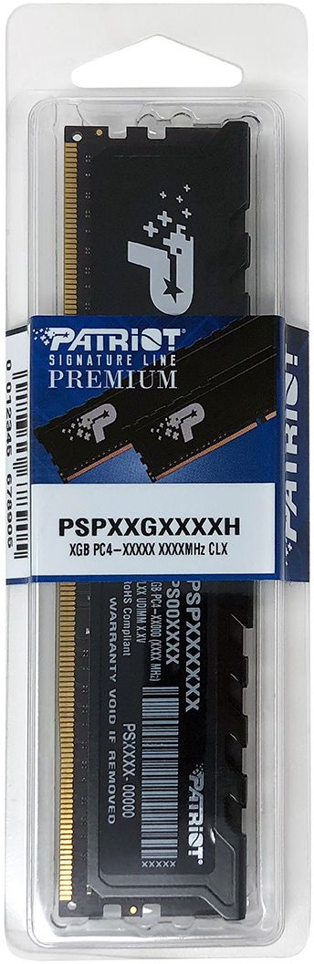 Память DDR4 32GB 3200MHz Patriot PSP432G32002H1 Signature RTL PC4-25600 CL22 DIMM 288-pin 1.2В dual rank с радиатором Ret — изображение 6