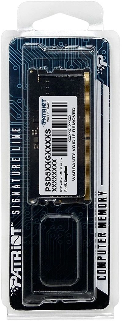 Память DDR5 16GB 5200MHz Patriot PSD516G520081S Signature RTL PC5-41600 CL42 SO-DIMM 262-pin 1.1В single rank Ret — изображение 6