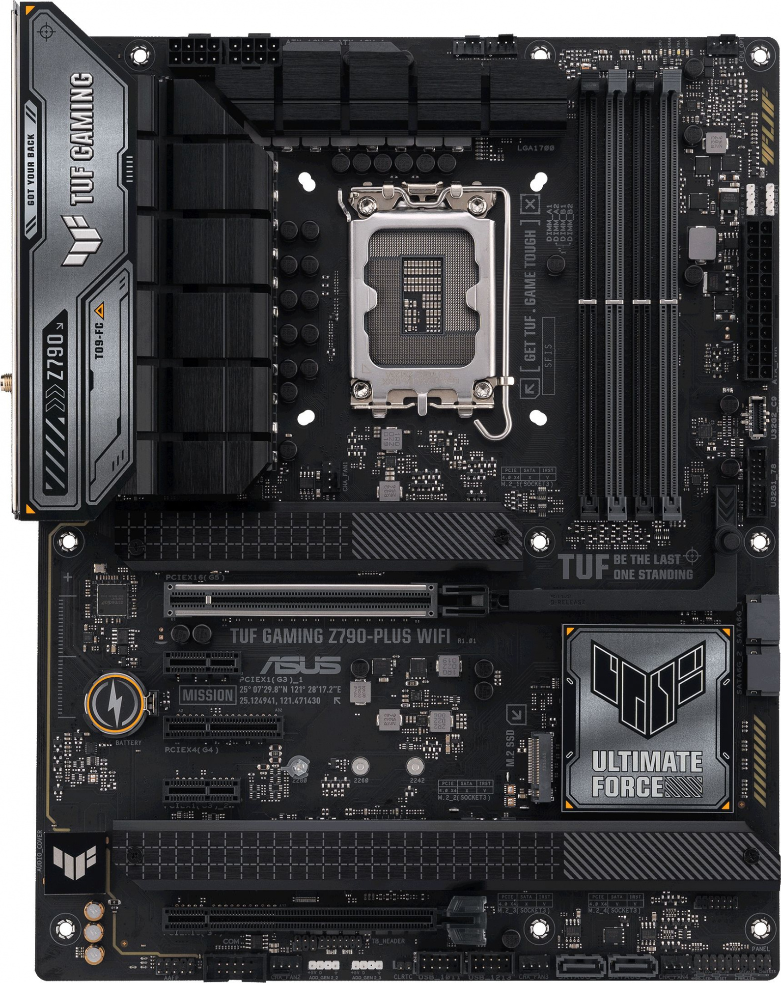 Материнская плата Asus TUF GAMING Z790-PLUS WIFI Soc-1700 Intel Z790 4xDDR5 ATX AC`97 8ch(7.1) 2.5Gg RAID+HDMI+DP — изображение 2