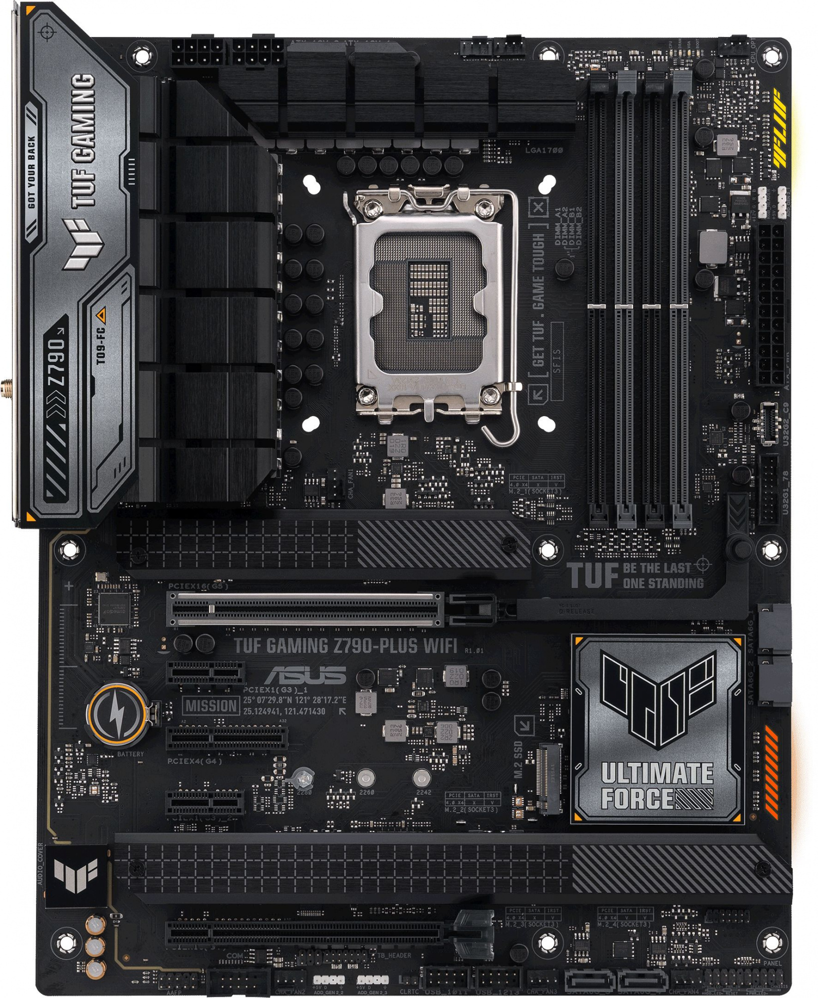 Материнская плата Asus TUF GAMING Z790-PLUS WIFI Soc-1700 Intel Z790 4xDDR5 ATX AC`97 8ch(7.1) 2.5Gg RAID+HDMI+DP — изображение 3