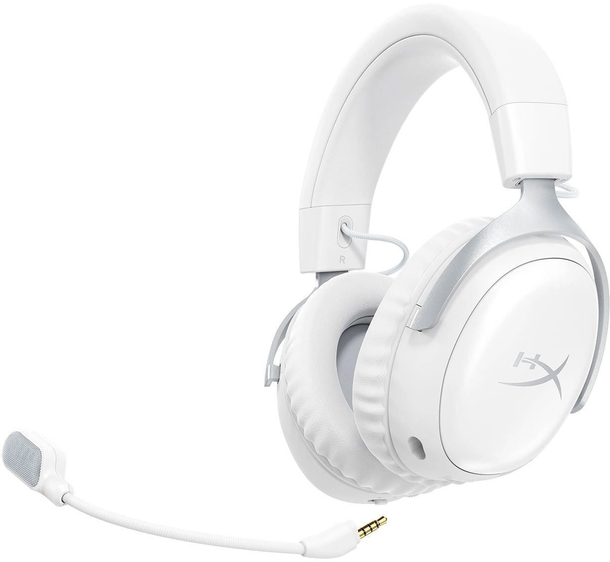 Наушники с микрофоном HyperX Cloud III S Wireless белый 0.5м мониторные BT оголовье (AX6G1AA) — изображение 3